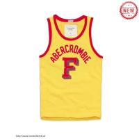 heren abercrombie fitch tanktop letter f rood geel Kleren Herstellen gw4qa536